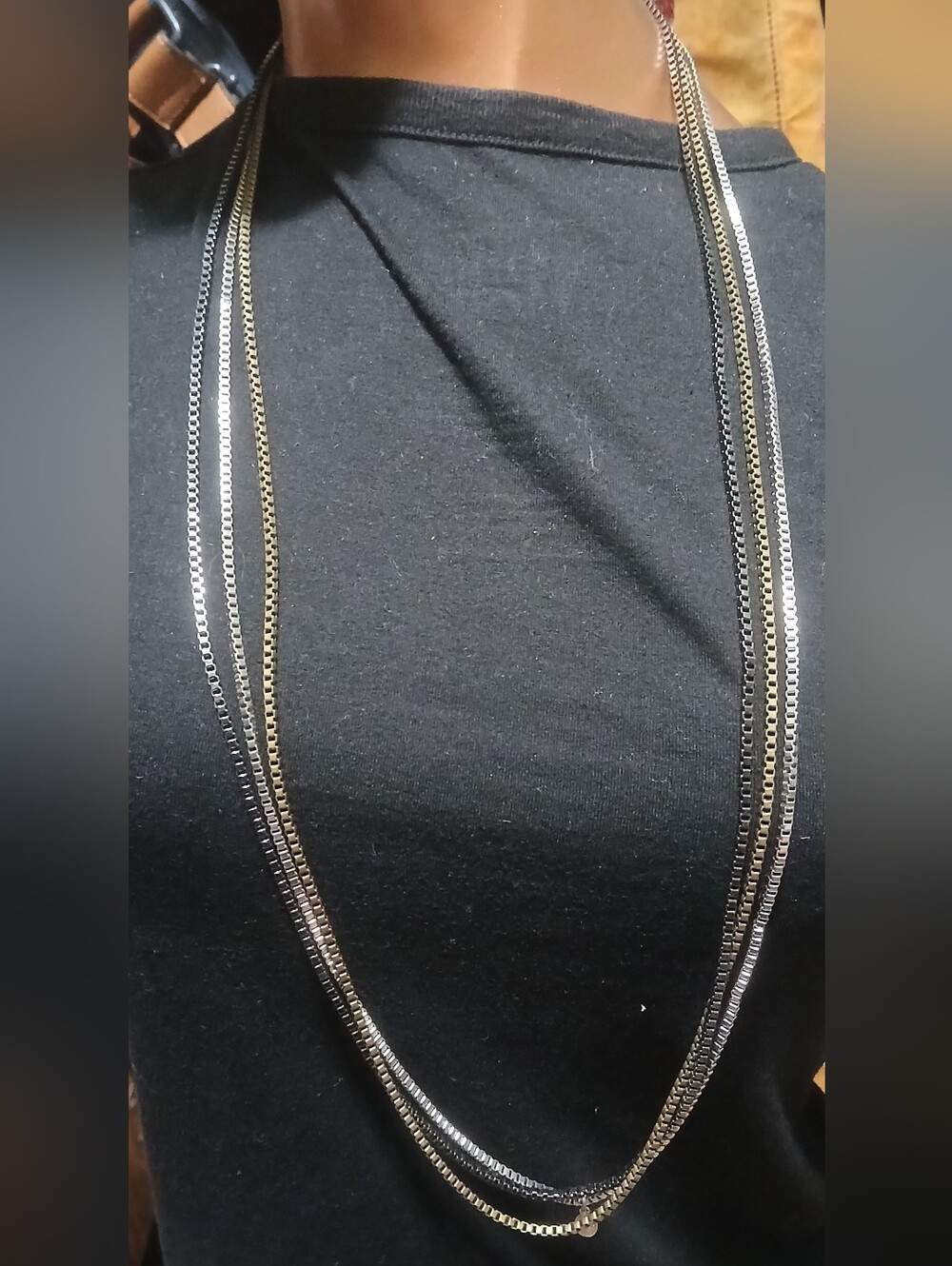 Cookie Lee 3 Chain Necklace Set NWT